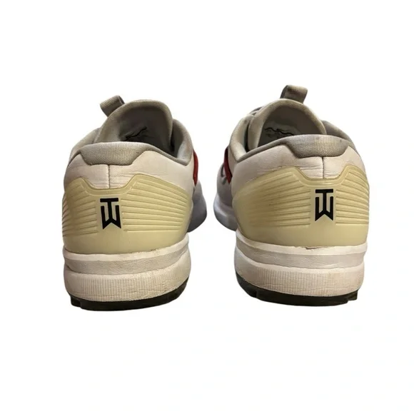 Nike Tiger Woods 71 FastFit‎ White Golf Spikes Size 10.5